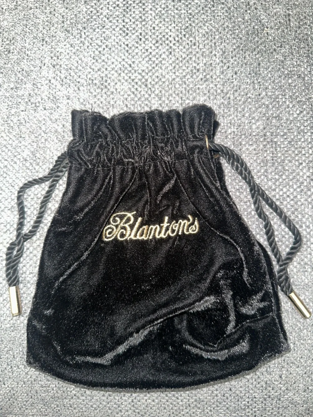 Black Velvet Drawstring Gift Pouch